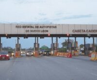 Caseta de Red Estatal de Autopistas Nuevo Leon fotografía de archivo