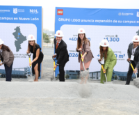 Instalaciones de LEGO en Ciénega de Flores durante la reciente expansión de la planta.