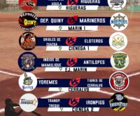 Rol de juegos de la Jornada 7 de la Liga de Béisbol de Ciénega de Flores para el domingo 1 de noviembre de 2026, con seis enfrentamientos y un partido pendiente