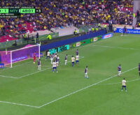 El gol de Santiago Bueno que puso el 1-1 entre América y Rayados el 10 de octubre de 2026.