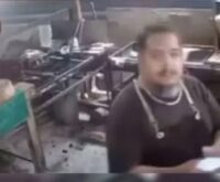 Fotograma real del video de la taquería en García, Nuevo León, difundido en octubre de 2026