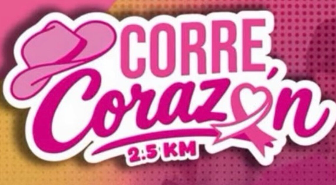 Corre Corazón, evento gratuito de 2.5 kilómetros del DIF Ciénega de Flores.